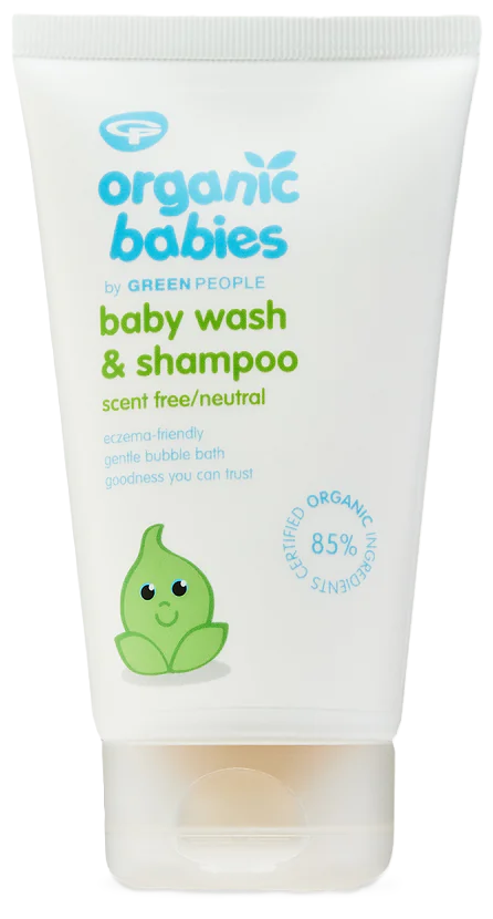 Green People Organic Babies Baby Wash & Shampoo Scent Free 150ml