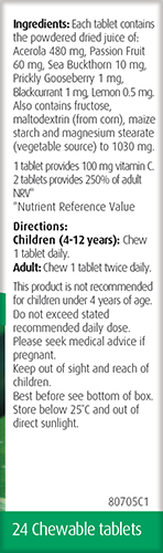 A. Vogel Nature-C for Kids 24 Tablets