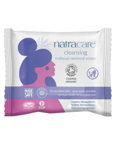 Natracare Organic Cleansing Makeup Remover Wipes 20’s