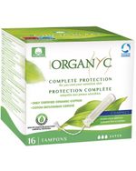 Organyc Organic Cotton Compact Applicator Tampons Super 16 Pack
