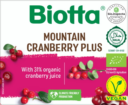 A.Vogel Biotta Wild Mountain Cranberry 500ml
