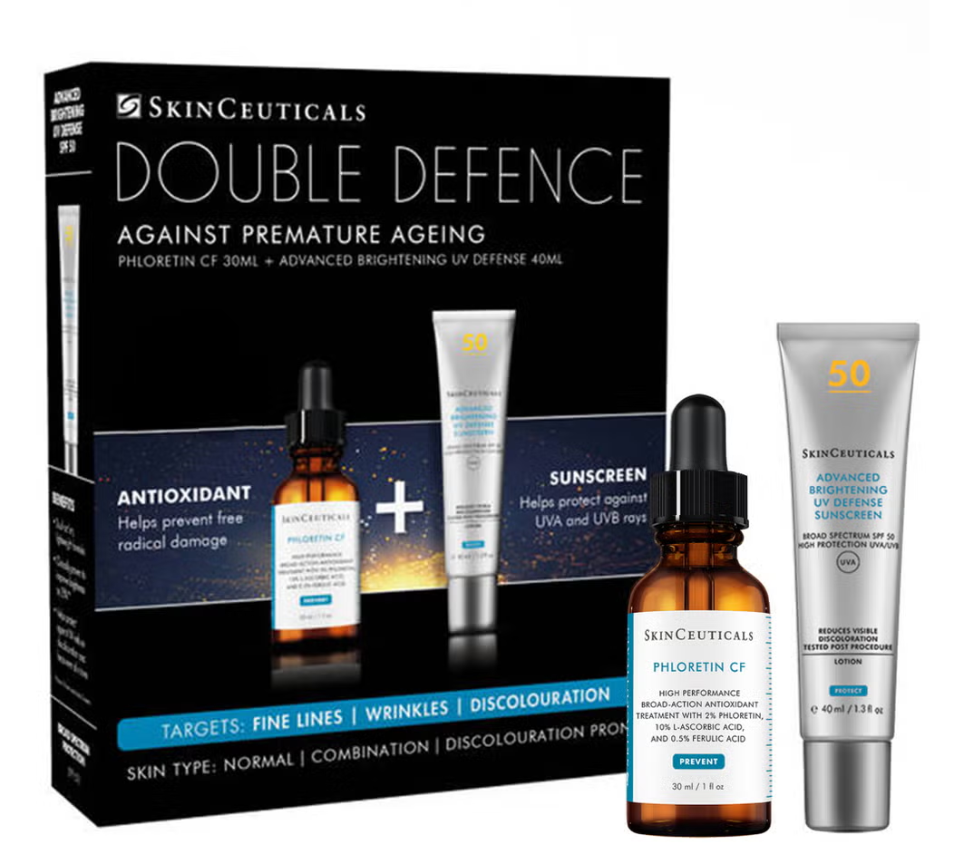 SkinCeuticals Double Defence Phloretin CF and Advanced Brightening UV Defence Kit (Worth £221)