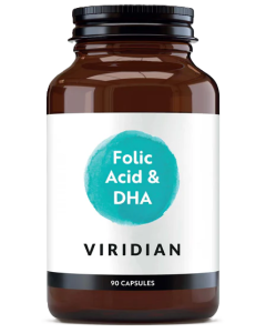 Viridian Folic Acid & DHA 90 Veg Caps