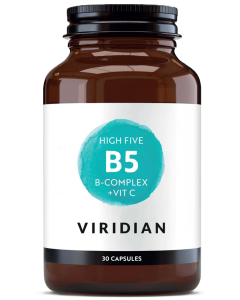 Viridian High Five B-Complex + Vit C 30 Veg Caps