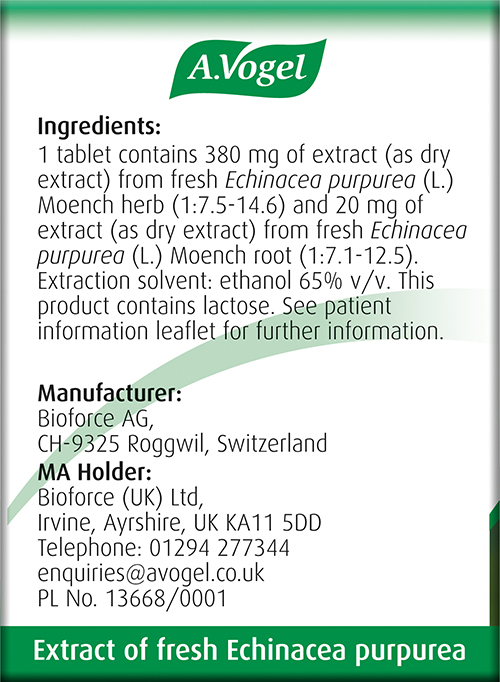 A.Vogel Echinaforce Echinacea Tablets
