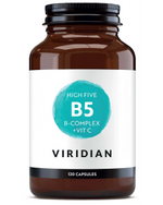 Viridian High Five B-Complex + Vit C 120 Veg Caps