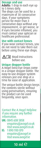 A.Vogel Extra Moisturising Eye Drops 10ml