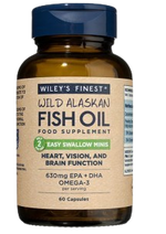 Wiley's Finest Easy Swallow Mini EPA & DHA Omega-3 60 Capsules