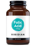 Viridian Folic Acid 400ug 90 Veg Caps