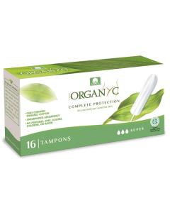 Organyc Organic Cotton Tampons Super 16 Pack