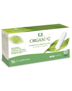 Organyc Organic Cotton Tampons Super 16 Pack