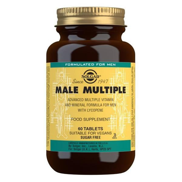 Solgar Male Multiple Multivitamin Tablets - Pack of 60
