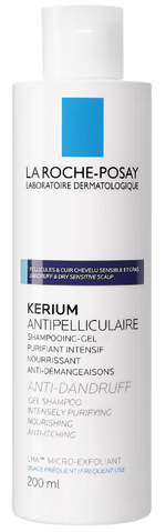 La Roche Posay Kerium Anti - Dandruff Gel Shampoo For Oily Scalp - Essentials London / Pharmacy & Clinic