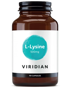 Viridian L-Lysine 500mg 90 Veg Caps