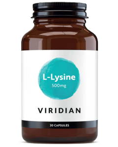 Viridian L-Lysine 500mg 30 Veg Caps