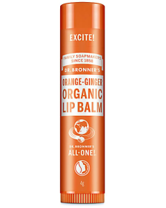 Dr.Bronner's Orange Ginger Organic Lip Balm 4g