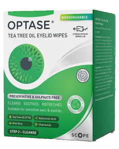 Scope Ophthalmics Optase Tea Tree Oil Eyelid Wipes