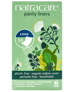 Natracare Long Panty Liners Wrapped 16's - Essentials London / Pharmacy & Clinic