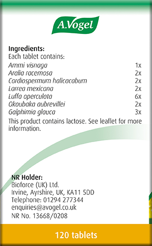 A.Vogel Pollinosan Hayfever 120 Tablets