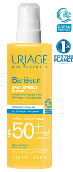 Uriage Bariésun Invisible Spray Unscented SPF50+ 200ml