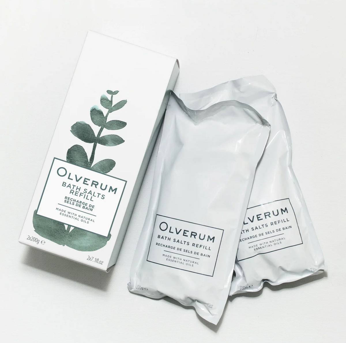 Olverum Bath Salts Refill 400g (2 X 200g Sachets)