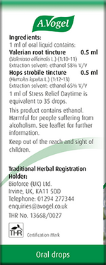A.Vogel Stress Relief Daytime Valerian-Hops Oral Drops