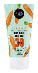 Organic Shop Sunscreen Day Face Cream SPF30 50ml