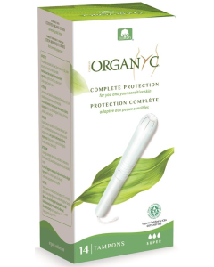Organyc Organic Cotton Applicator Tampons Super 14 Pack