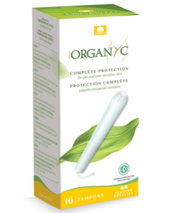 Organyc Organic Cotton Applicator Tampons Regular 16 Pack
