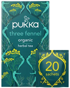 Pukka Three Fennel Tea x 20 Bags