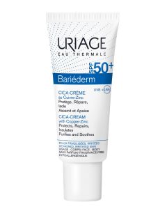 Uriage Bariederm Cica-Cream with Copper Zinc SPF50 40ml