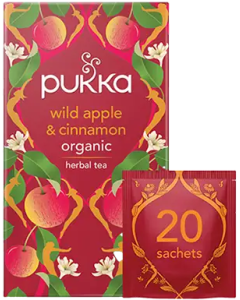 Pukka Wild Apple & Cinnamon Tea x 20 Bags