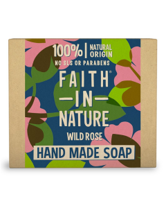 Faith in Nature Wild Rose Soap Bar 100g