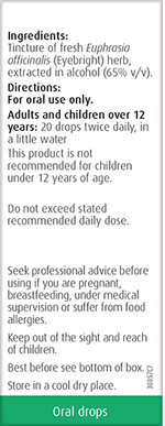 A.Vogel Eyebright Euphrasia Drops 50ml