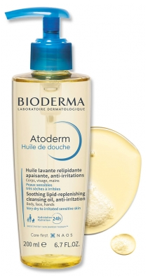 Bioderma Atoderm Shower Oil Pump 200ml