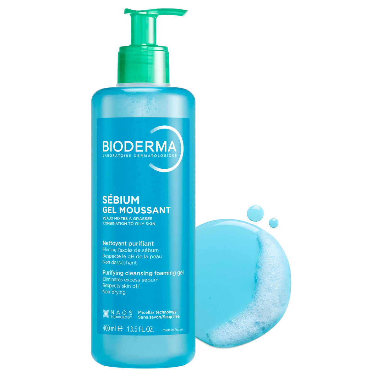 BIODERMA SÉBIUM FOAMING GEL 400ML