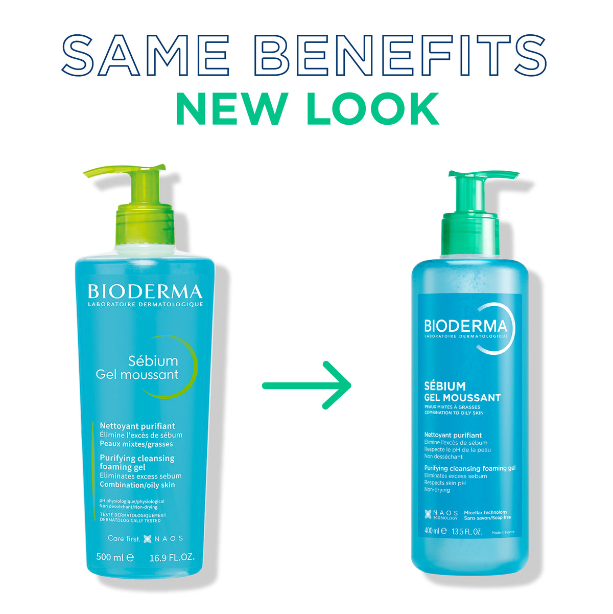 BIODERMA SÉBIUM FOAMING GEL 400ML