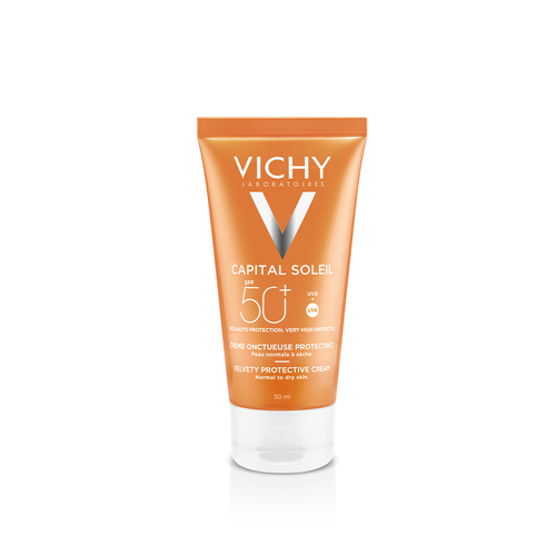 Vichy Capital Soleil Velvet Finish UVA + UVB Facial Sun Protection SPF50+ 50ml