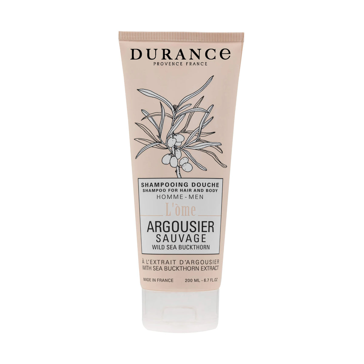 Durance Shampoo Hair/Body Wild Sea Buckthorn with Sea Buckthorn extract 200 mL 6.7 fl.oz