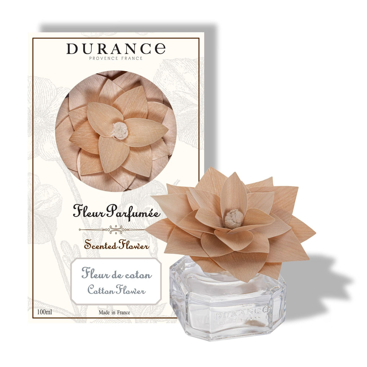 Durance Scented Flower 100 mL 3.3 fl.oz Cotton Flower