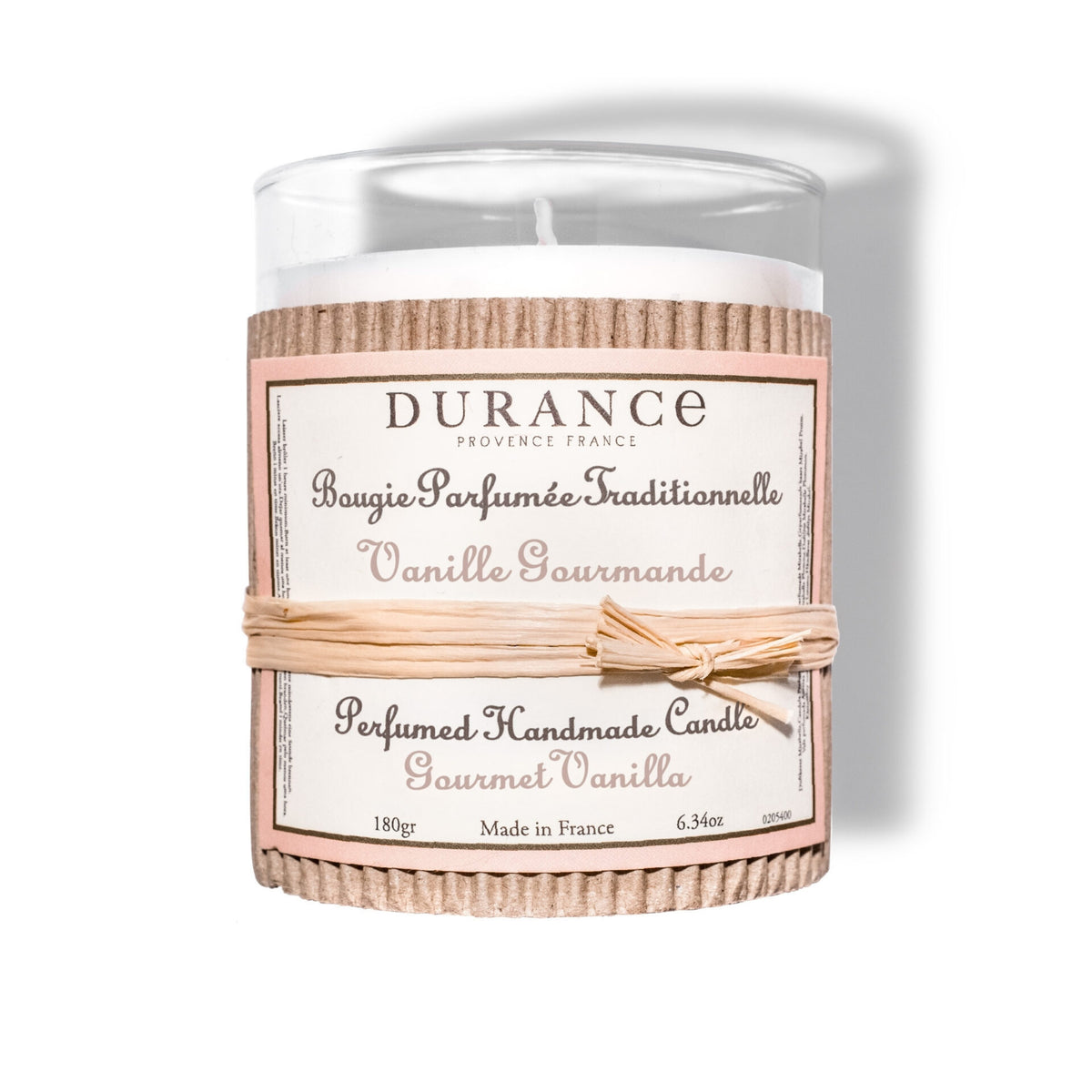 Durance Perfumed Handmade Candle 180 gr 6.34 oz Vanilla Gourmet