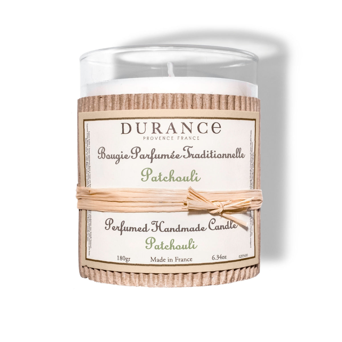 Durance Perfumed Handmade Candle 180 gr 6.34 oz Patchouli
