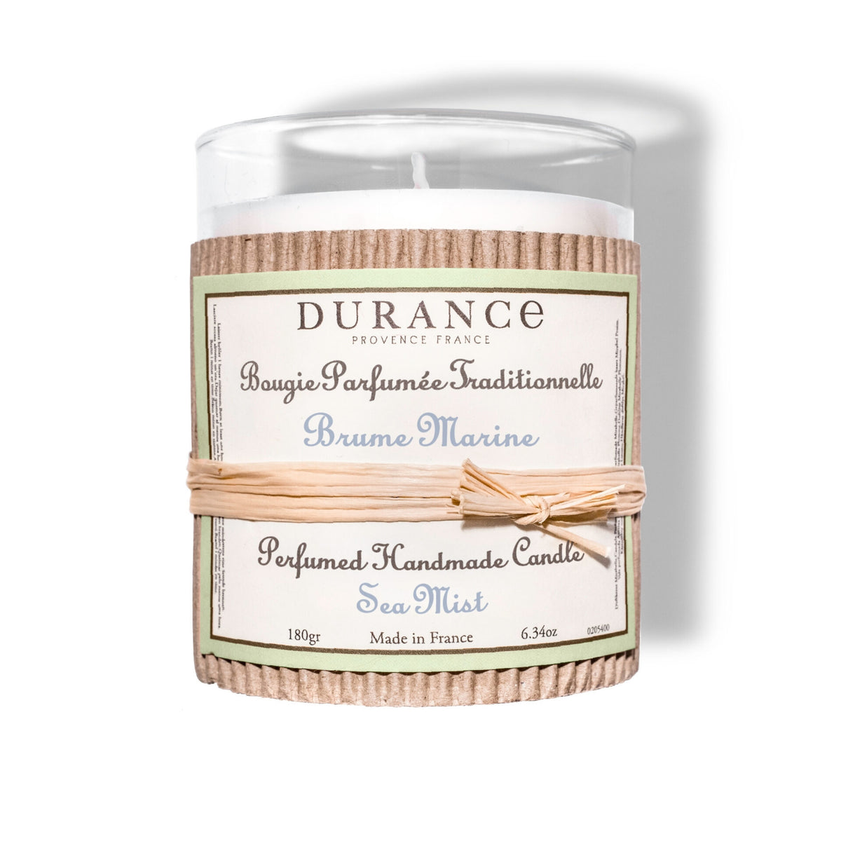 Durance Perfumed Handmade Candle 180 gr 6.34 oz Sea Mist
