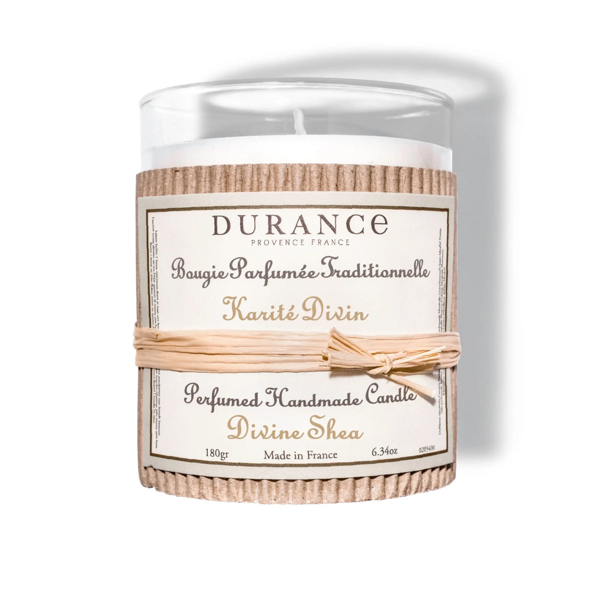 Durance Perfumed handmade Candle 180 gr 6.34 oz Divine shea
