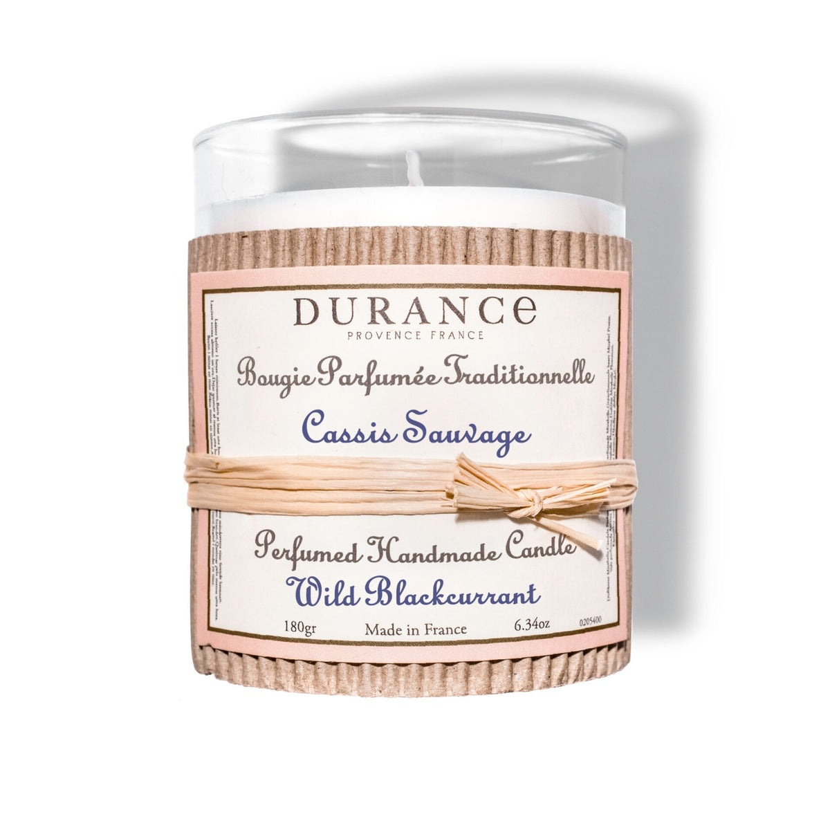 Durance Perfumed handmade Candle 180 gr 6.34 oz Wild blackcurrant