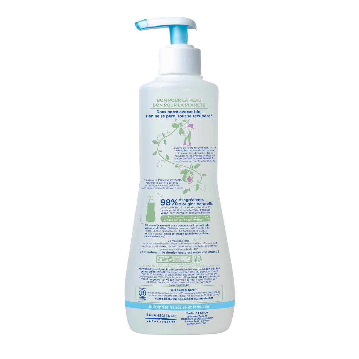 Mustela No Rinse Cleansing Water 500ml