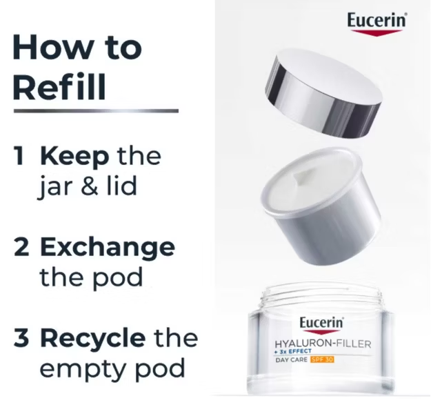 Eucerin Hyaluron Filler Day Cream SPF 30 Re-Fill 50ml