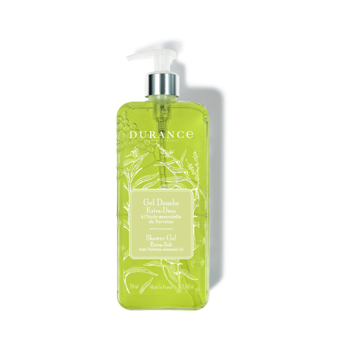 Durance Shower Gel with Verbena essential oil 750 mL 25.36 fl.oz