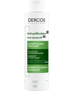 Vichy Dercos Anti-Dandruff Advanced Action Shampoo for Normal to Oily Hair 200ml