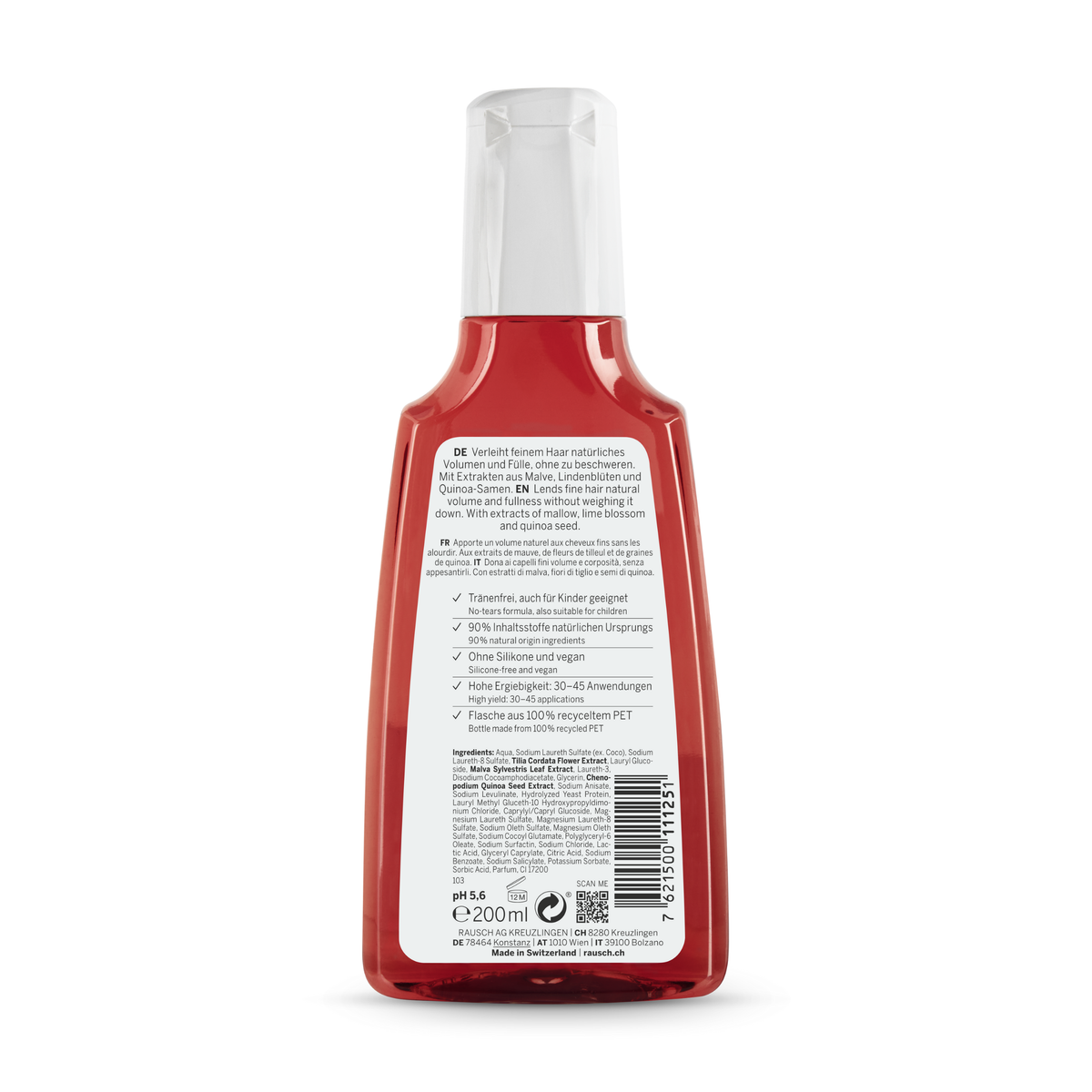 Rausch Mallow Volume Shampoo For Fine Hair 200ml